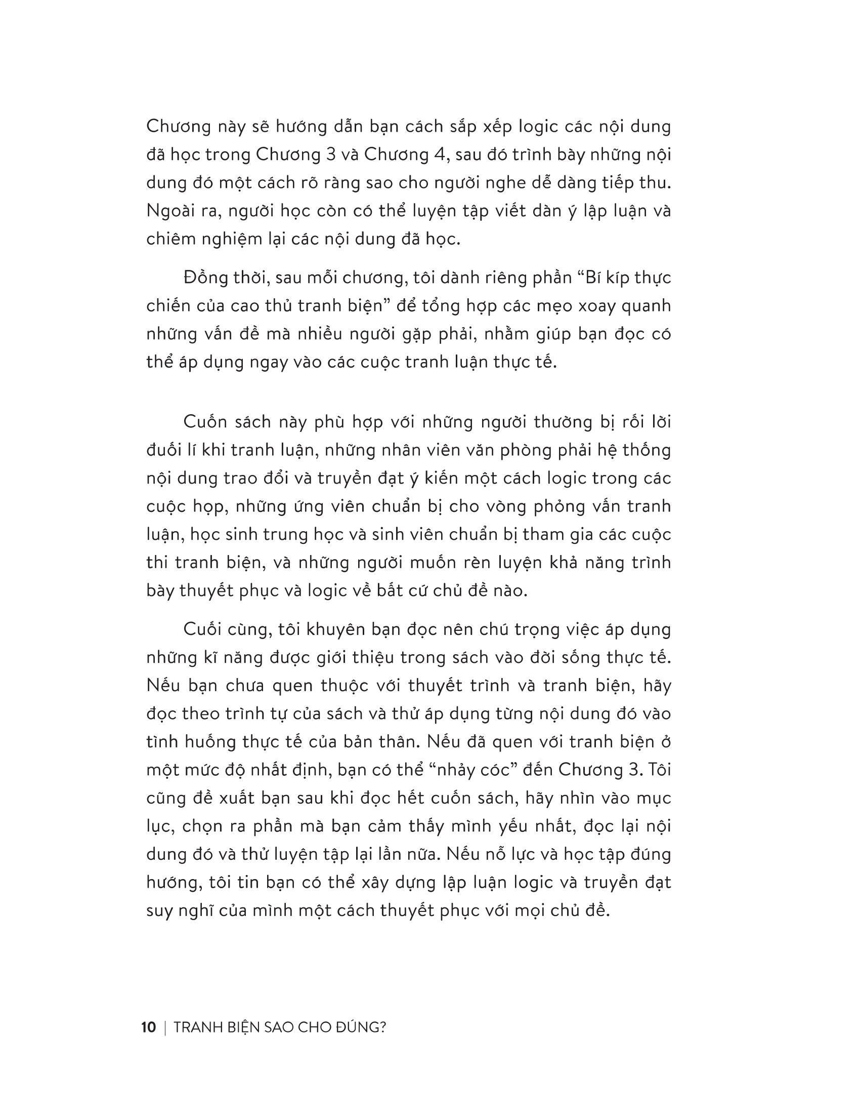 tranh biện sao cho đúng