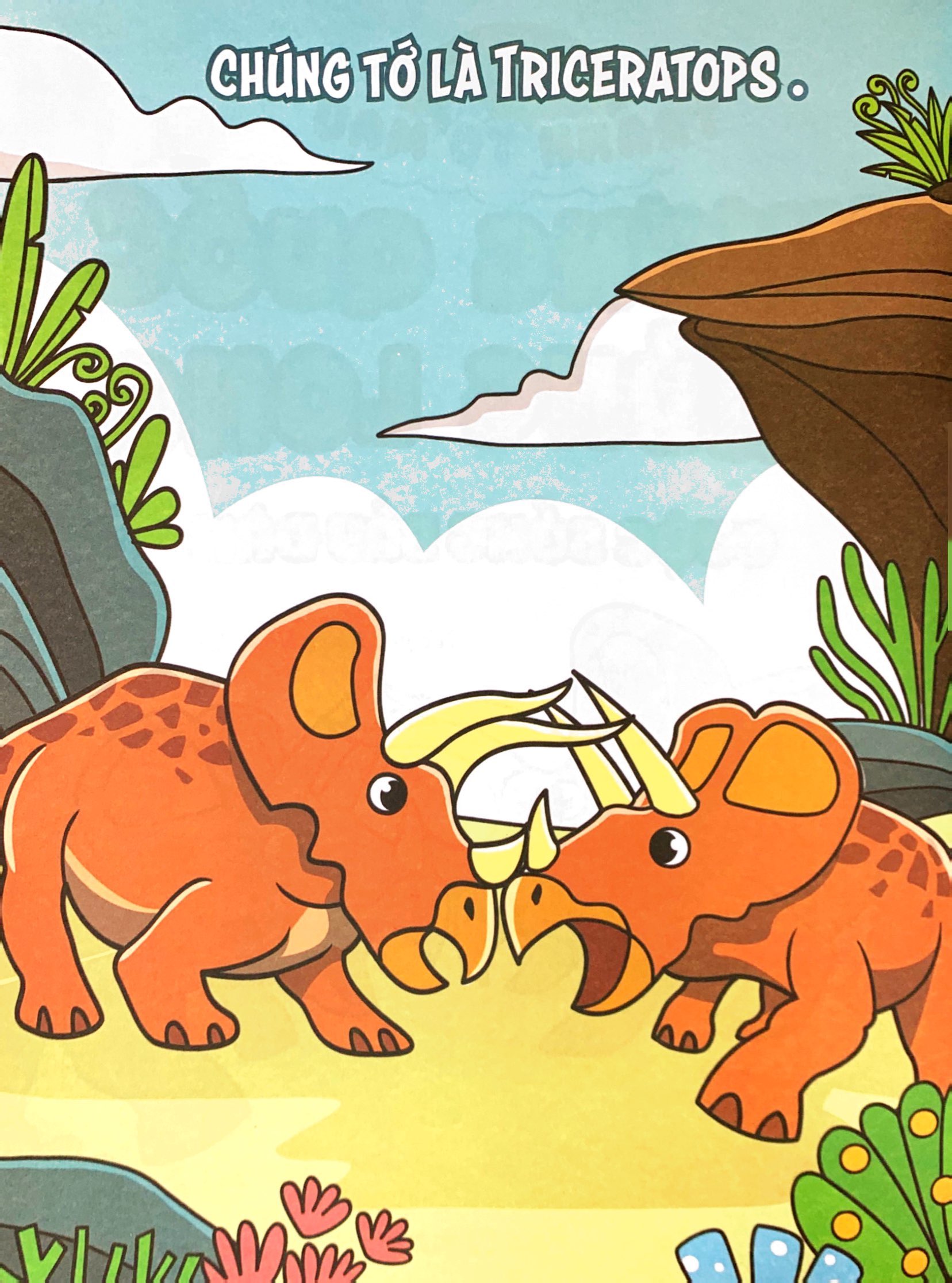 tranh tô màu vương quốc khủng long - cuộc sống bầy đàn (tái bản 2023)