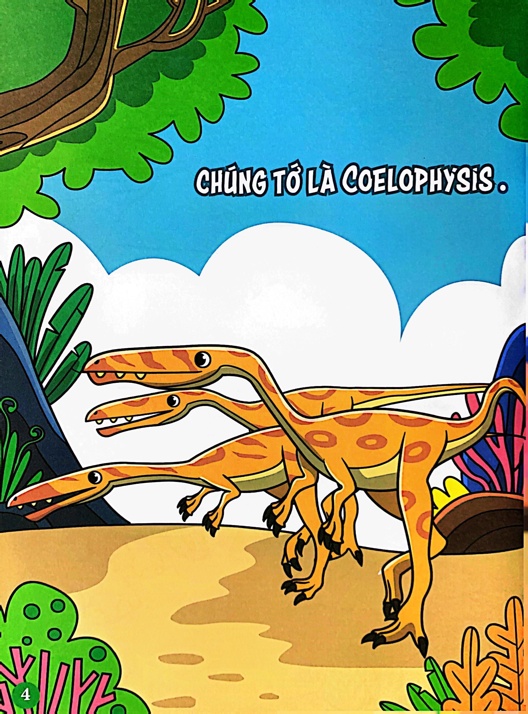 tranh tô màu vương quốc khủng long - cuộc sống bầy đàn (tái bản 2023)