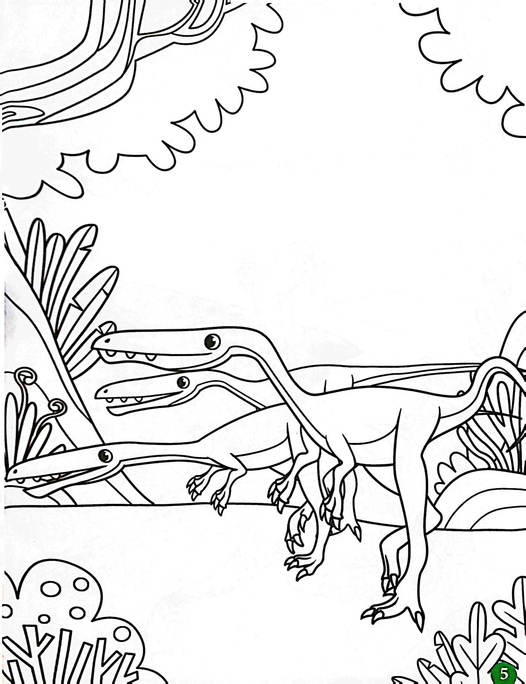 tranh tô màu vương quốc khủng long - cuộc sống bầy đàn (tái bản 2023)