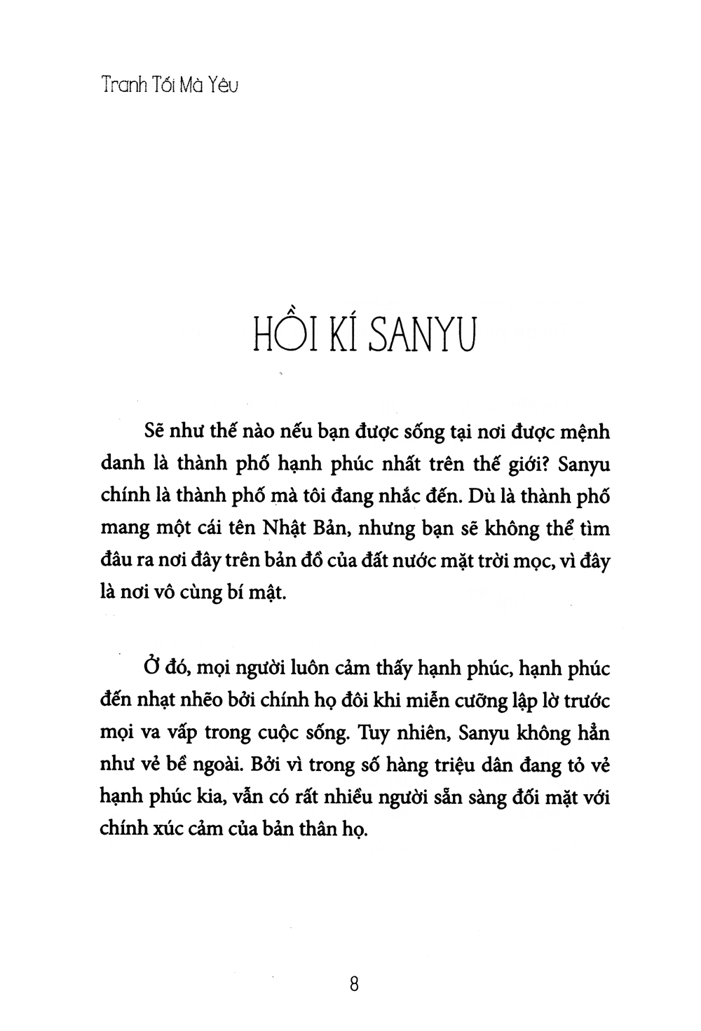 tranh tối mà yêu