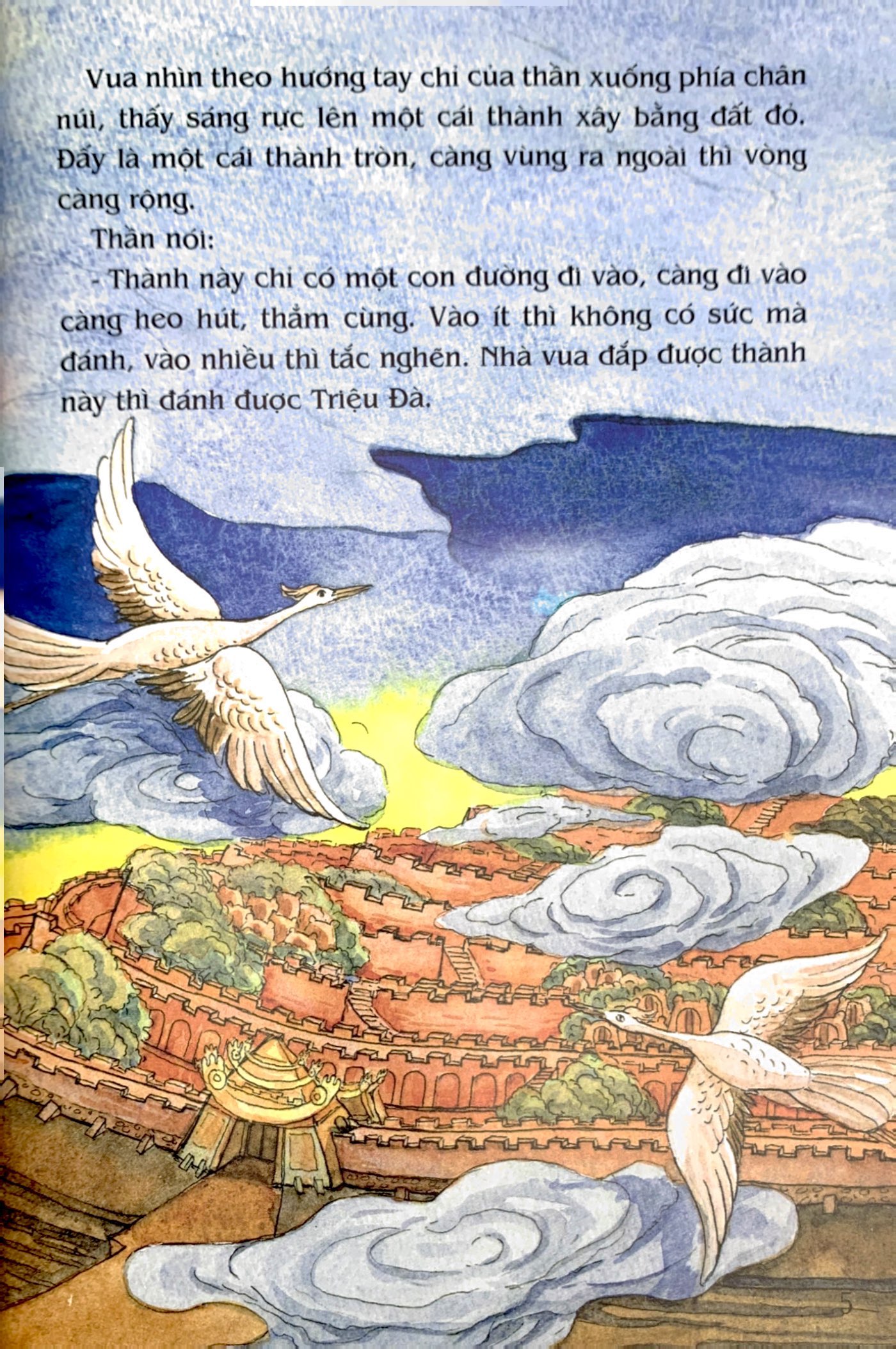 tranh truyện dân gian việt nam - an dương vương xây thành ốc (tái bản 2023)