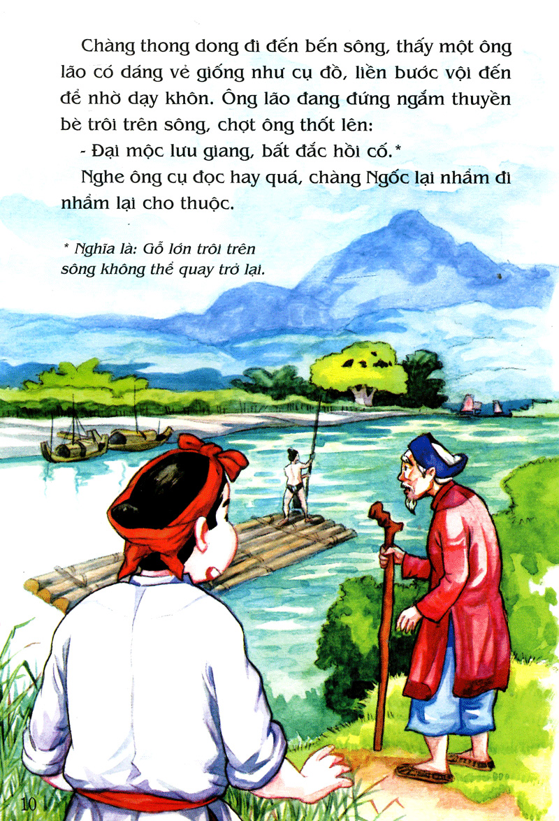 tranh truyện dân gian việt nam - anh chàng học khôn (tái bản 2019)