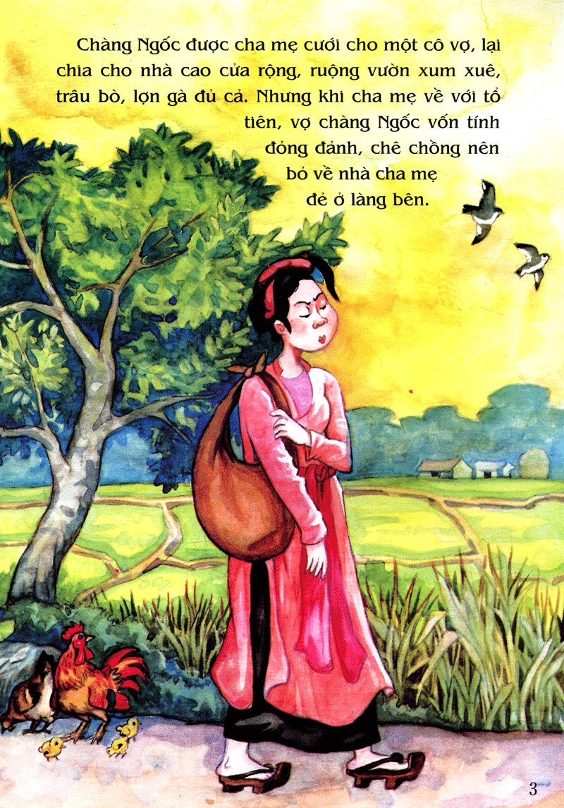 tranh truyện dân gian việt nam - anh chàng học khôn (tái bản 2019)