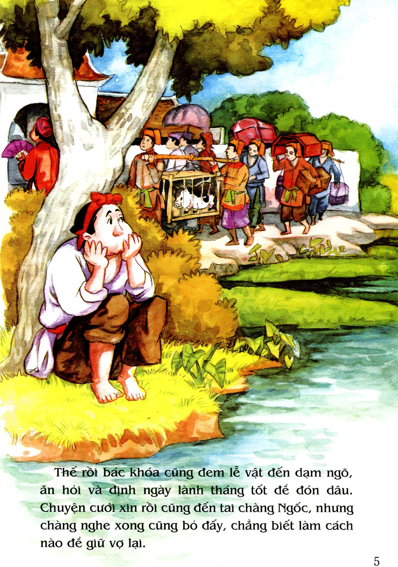 tranh truyện dân gian việt nam - anh chàng học khôn (tái bản 2019)