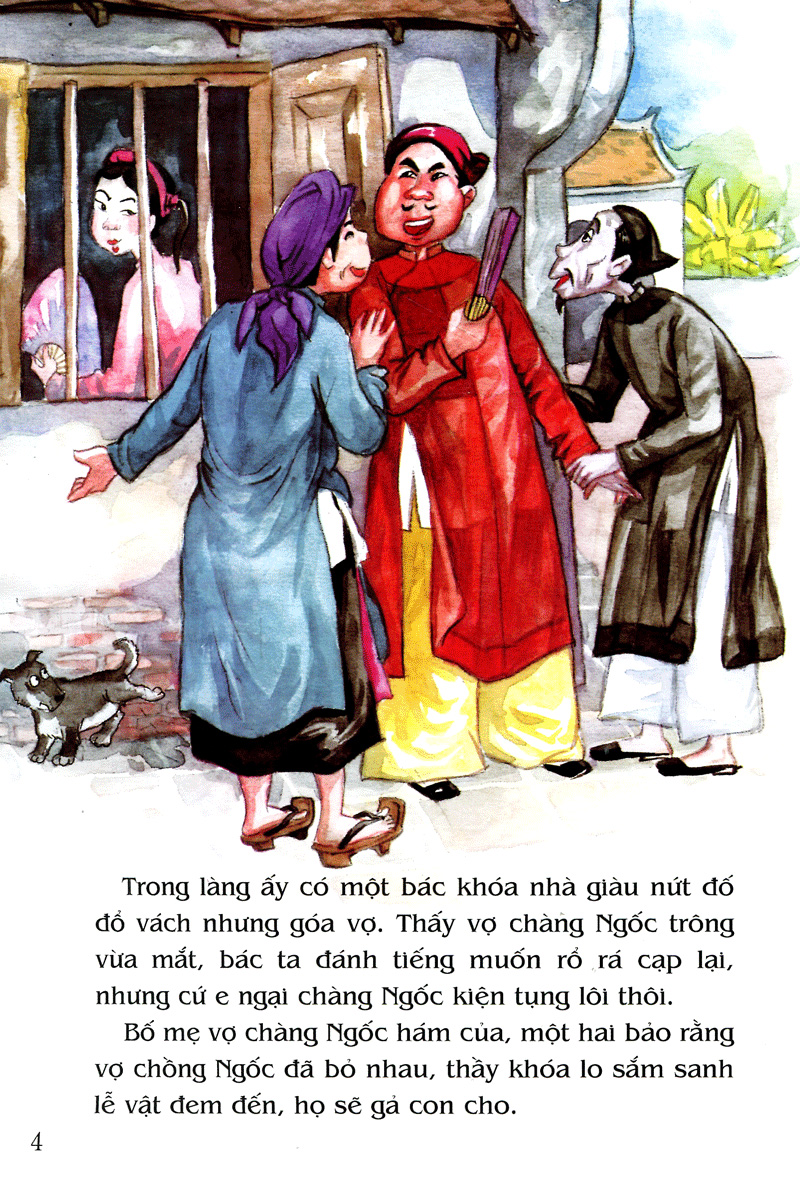 tranh truyện dân gian việt nam - anh chàng học khôn (tái bản 2023)