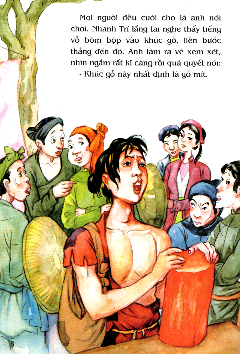 tranh truyện dân gian việt nam - anh chàng nhanh trí (tái bản 2023)