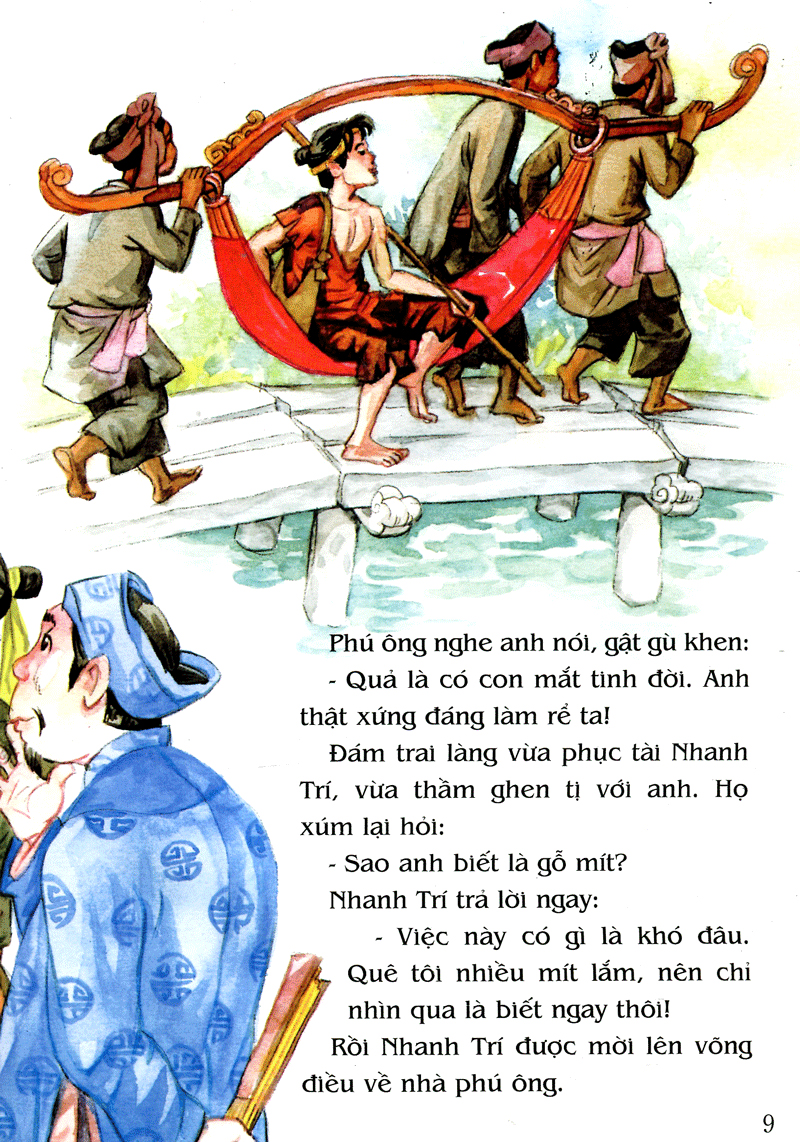 tranh truyện dân gian việt nam - anh chàng nhanh trí (tái bản 2023)