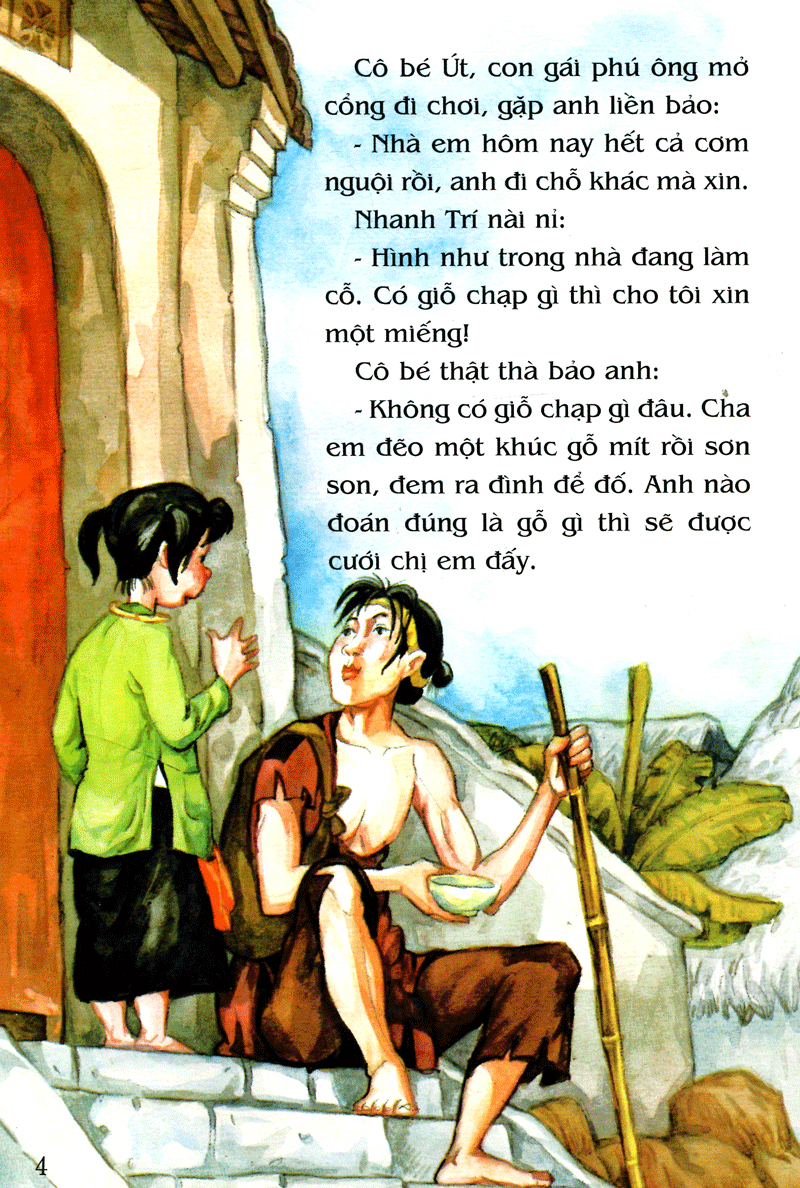 tranh truyện dân gian việt nam - anh chàng nhanh trí (tái bản 2023)