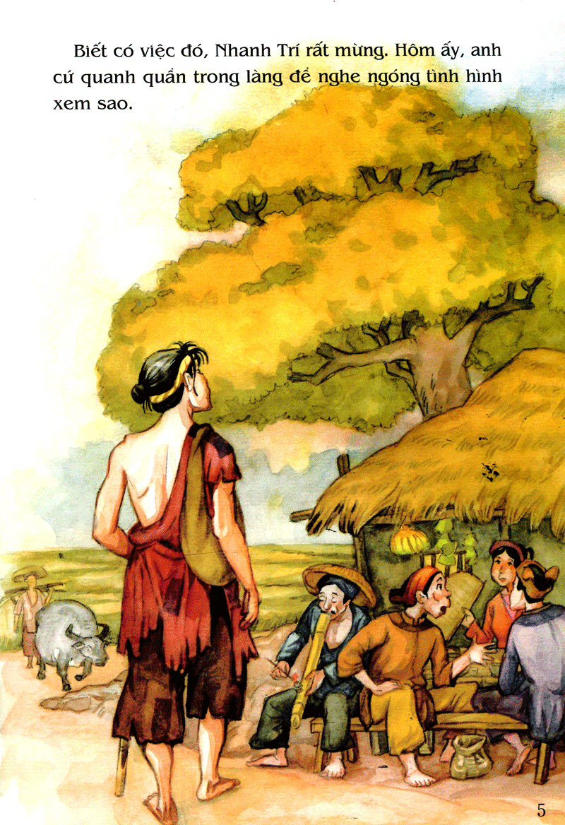 tranh truyện dân gian việt nam - anh chàng nhanh trí (tái bản 2023)