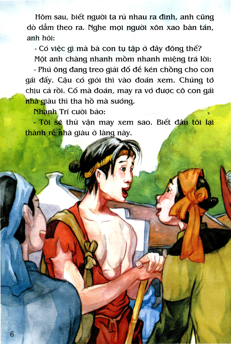 tranh truyện dân gian việt nam - anh chàng nhanh trí (tái bản 2023)