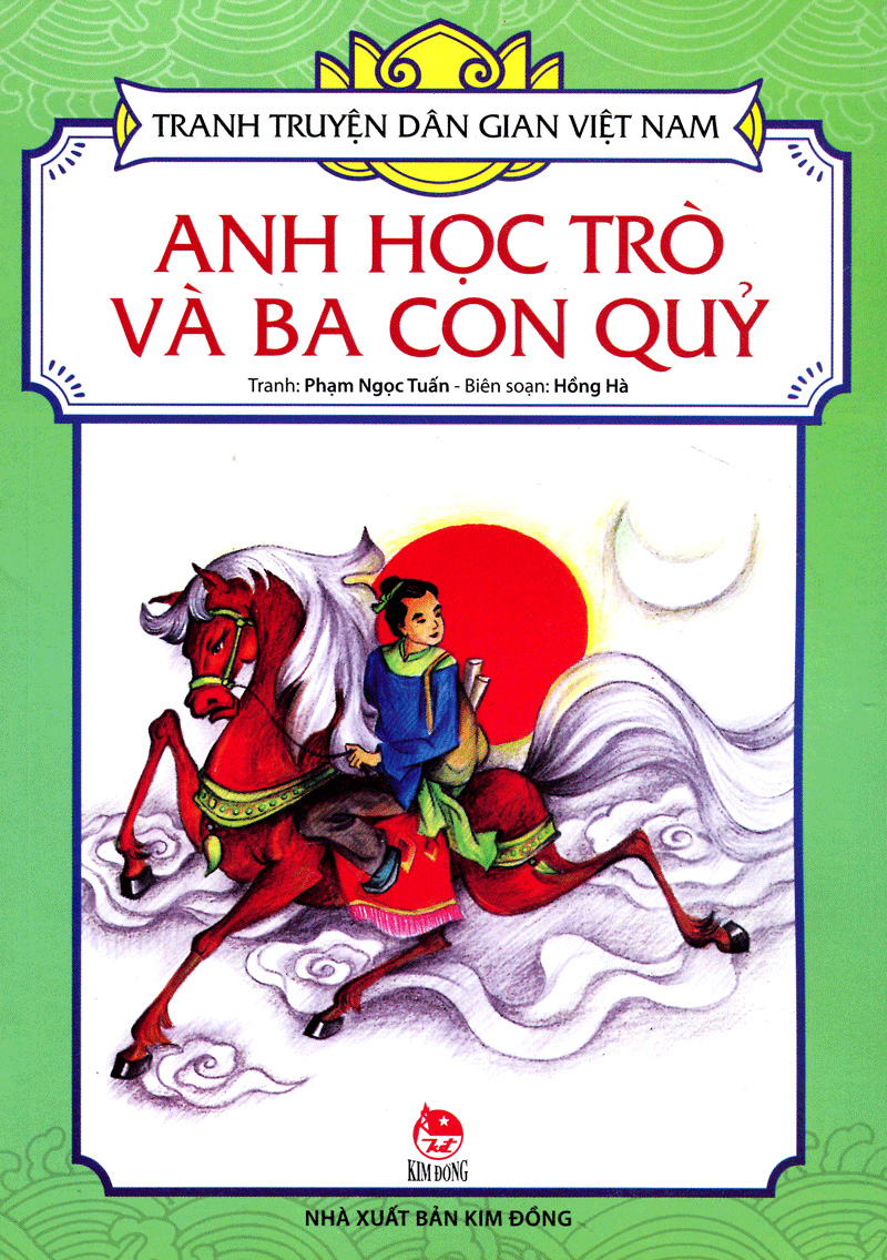 tranh truyện dân gian việt nam - anh học trò và ba con quỷ (tái bản 2019)