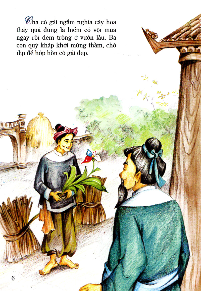 tranh truyện dân gian việt nam - anh học trò và ba con quỷ (tái bản 2019)