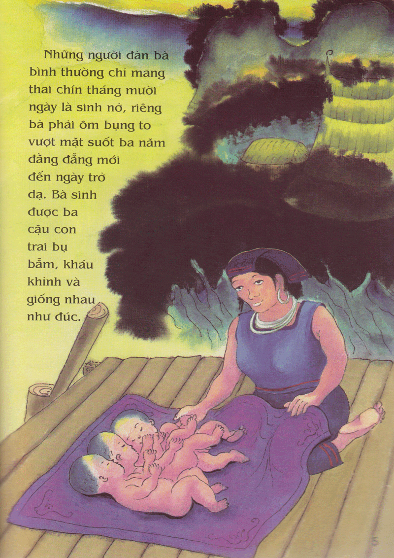 tranh truyện dân gian việt nam - ba chàng trai tài giỏi (tái bản 2023)