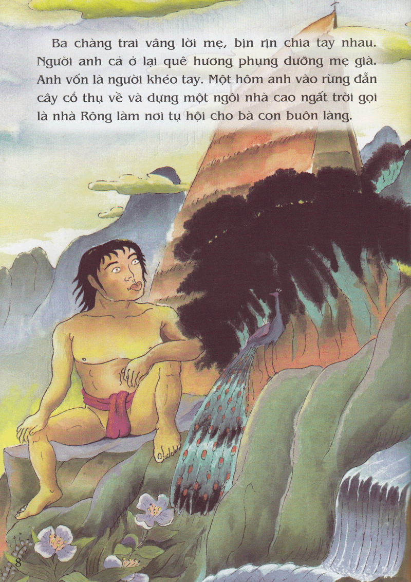 tranh truyện dân gian việt nam - ba chàng trai tài giỏi (tái bản 2023)