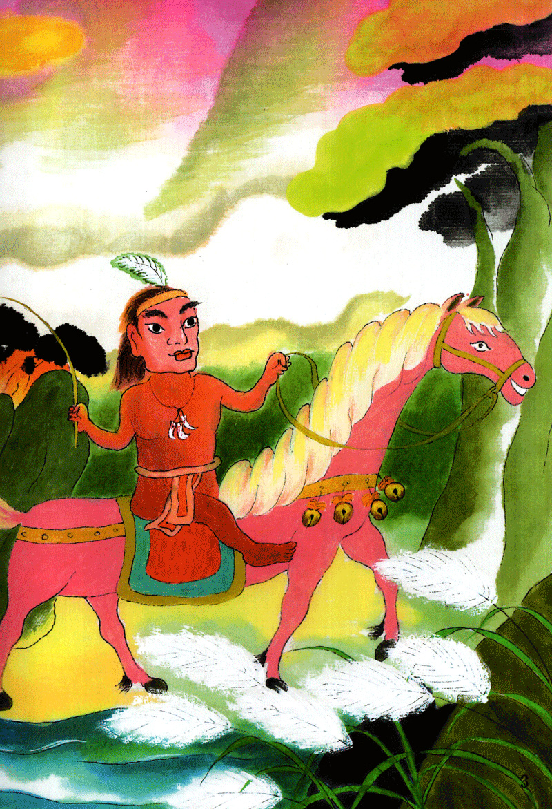 tranh truyện dân gian việt nam - bà chúa thượng ngàn (tái bản 2024)