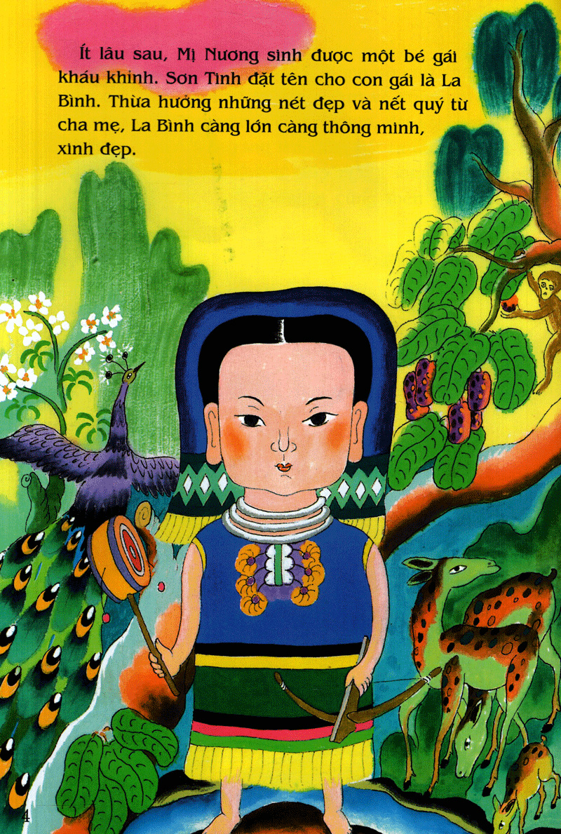 tranh truyện dân gian việt nam - bà chúa thượng ngàn (tái bản 2024)