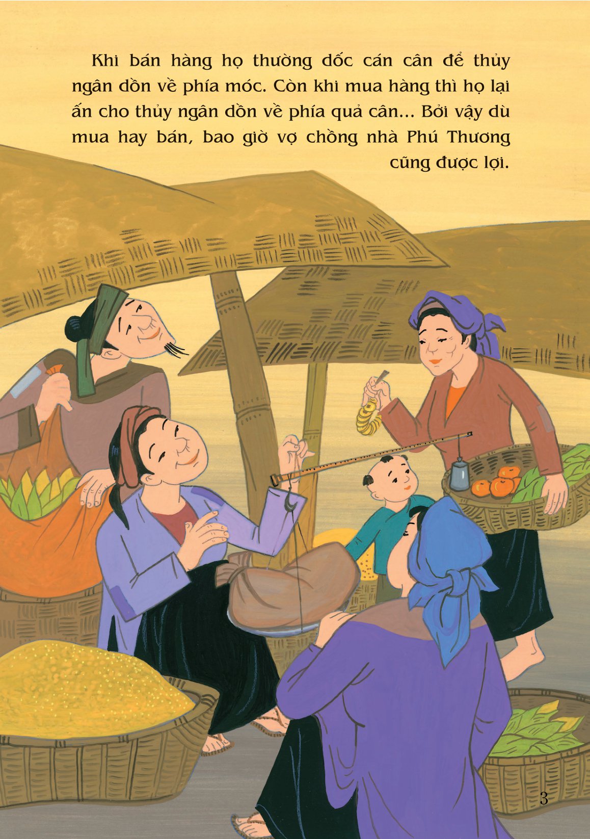 tranh truyện dân gian việt nam - cái cân thủy ngân (tái bản 2023)