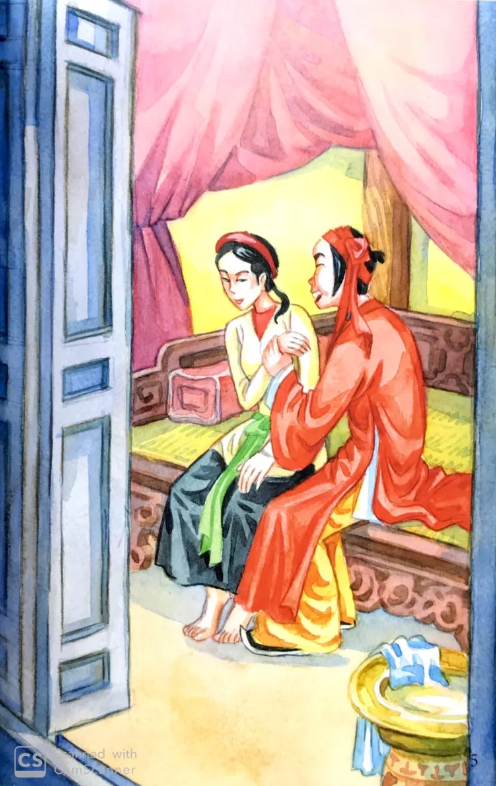 Tranh Truyen Dan Gian Viet Nam - Cai Kien May Kien Cu Khoai