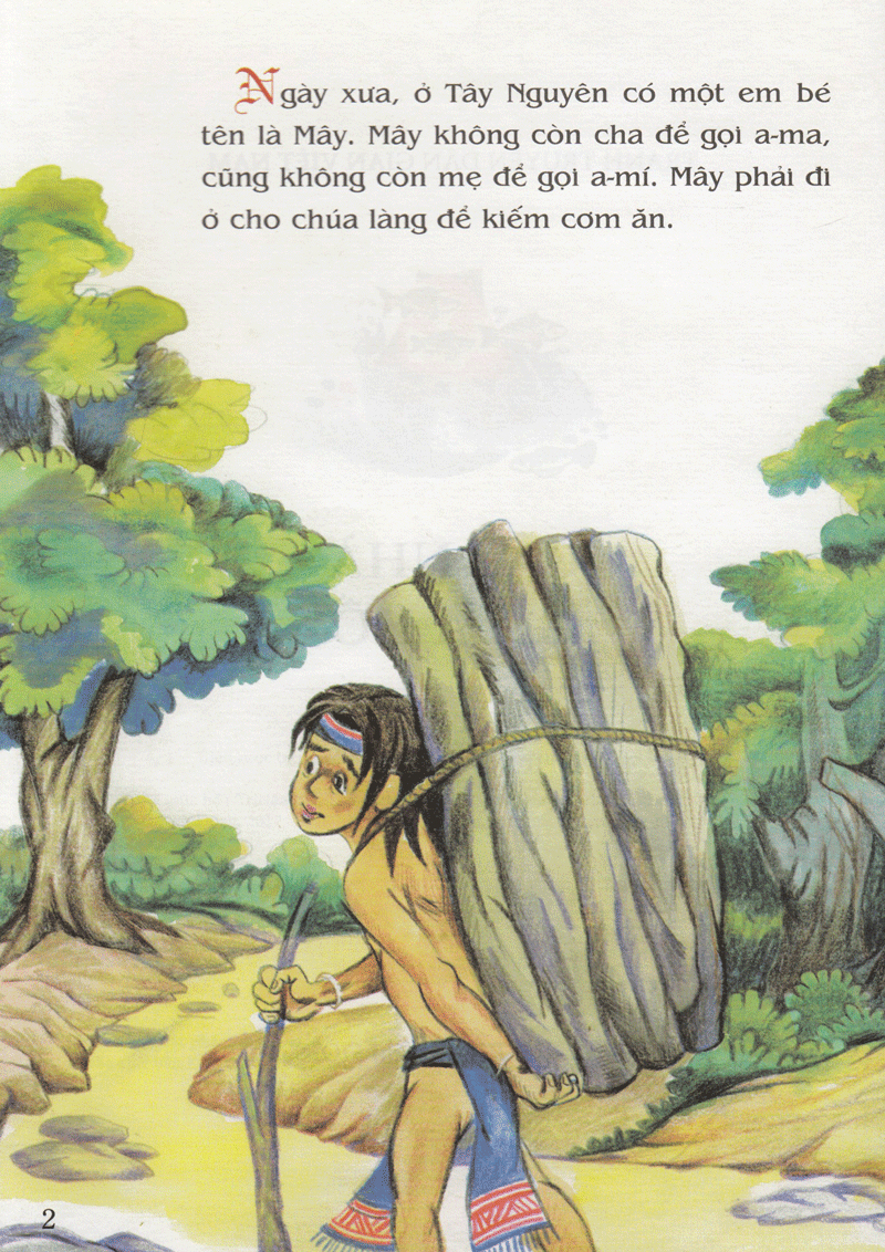 tranh truyện dân gian việt nam - cất nhà giữa hồ (tái bản 2023)