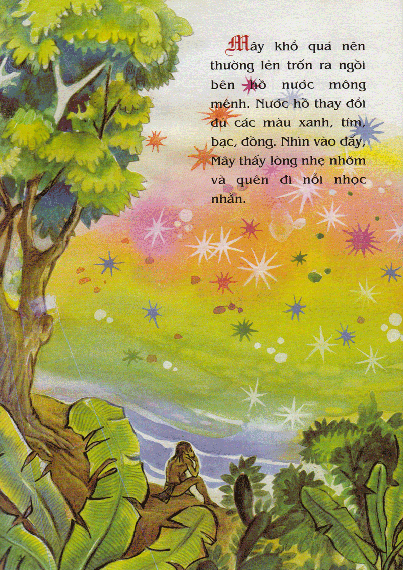 tranh truyện dân gian việt nam - cất nhà giữa hồ (tái bản 2023)