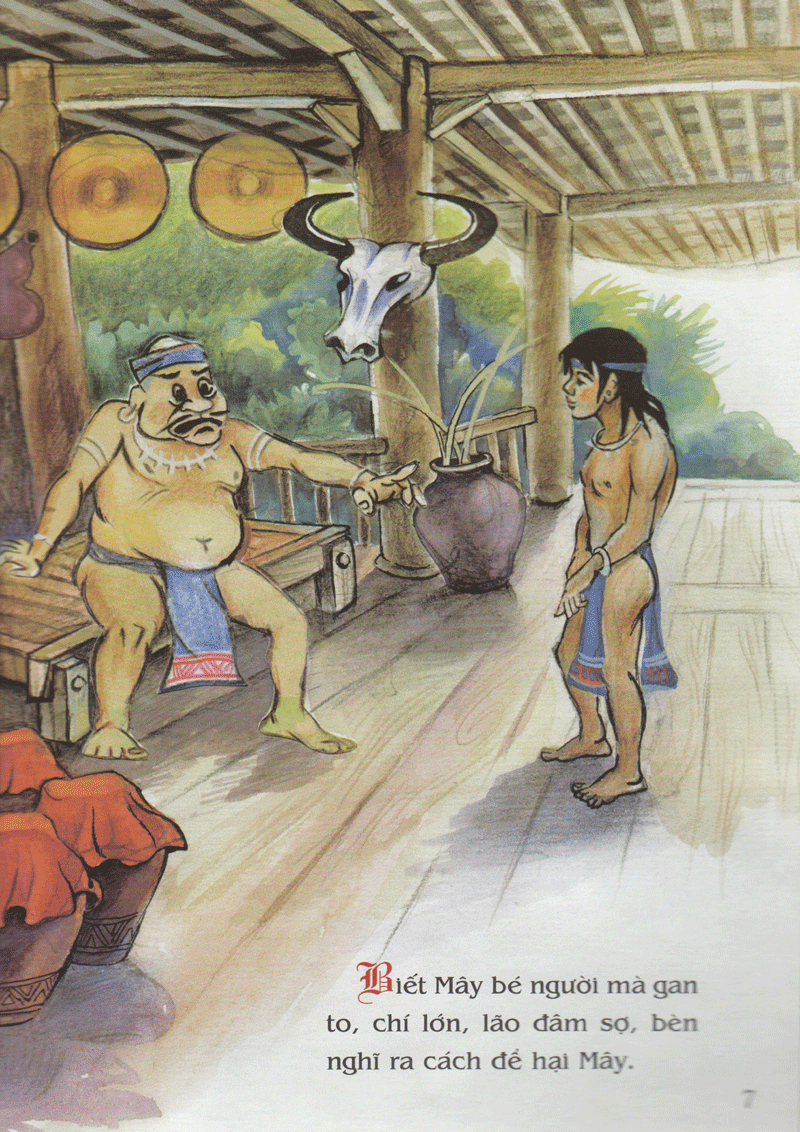 tranh truyện dân gian việt nam - cất nhà giữa hồ (tái bản 2023)