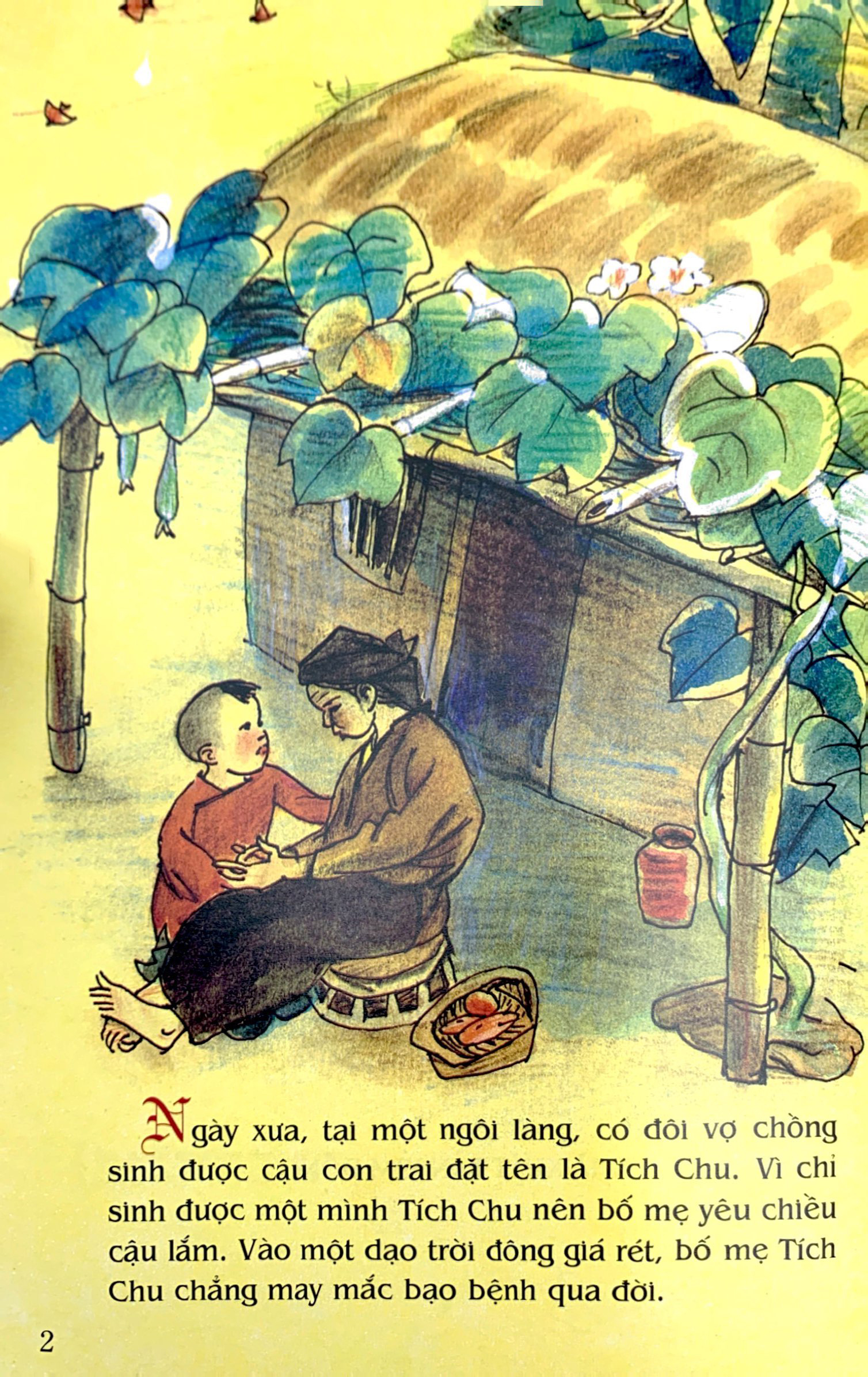 tranh truyện dân gian việt nam - cậu bé tích chu (tái bản 2023)