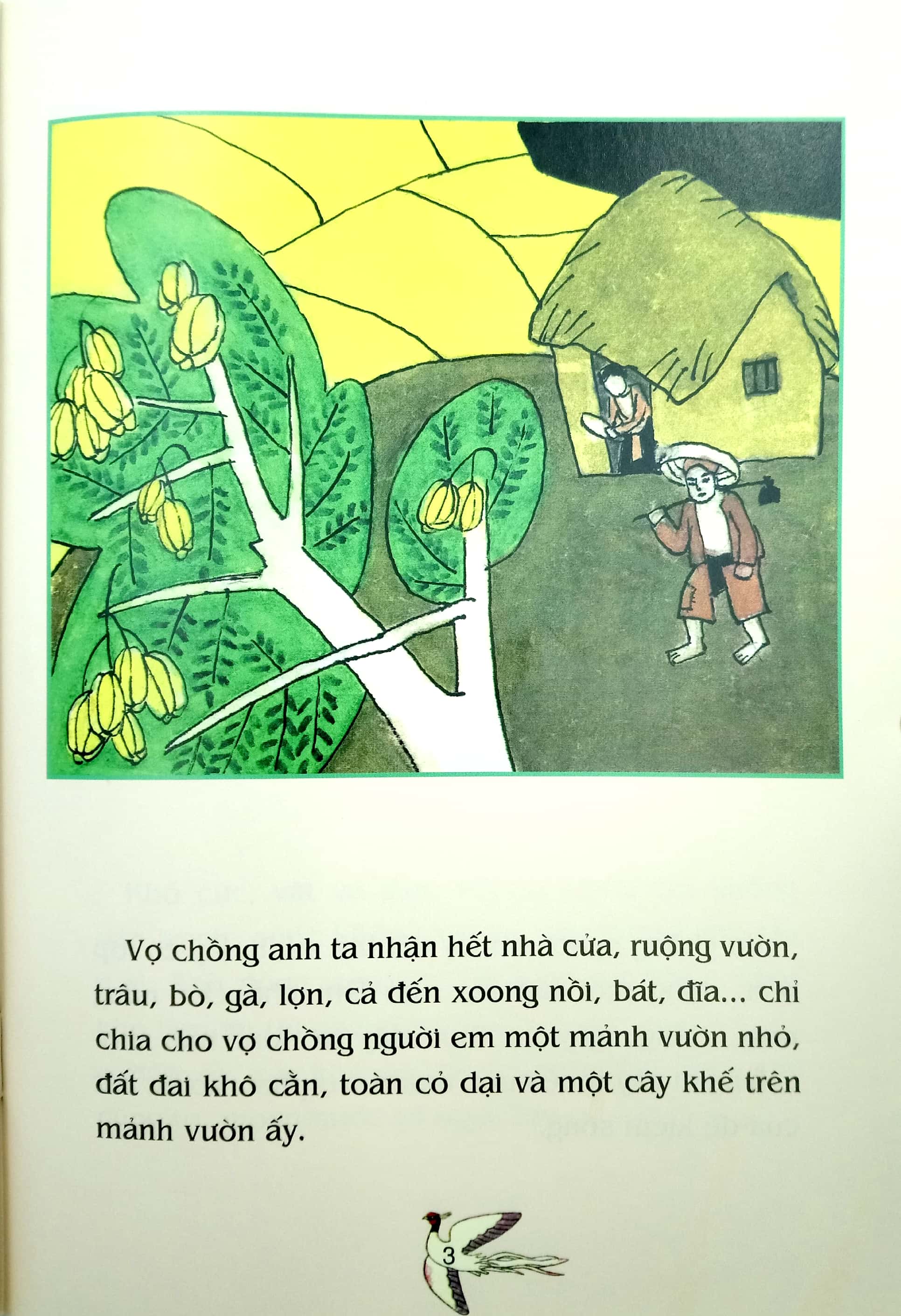 tranh truyện dân gian việt nam - cây khế (tái bản 2023)