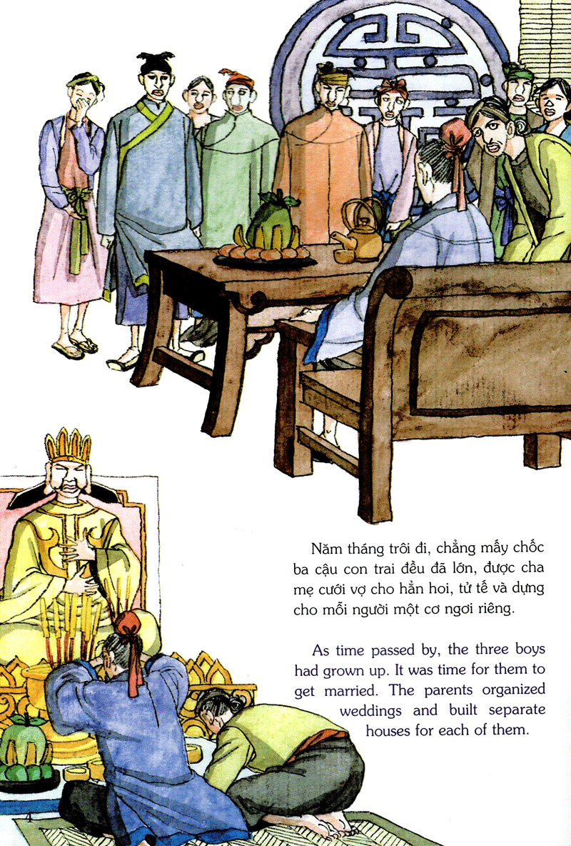 tranh truyện dân gian việt nam - cha mẹ nuôi con bằng trời bằng bể (tái bản 2024)