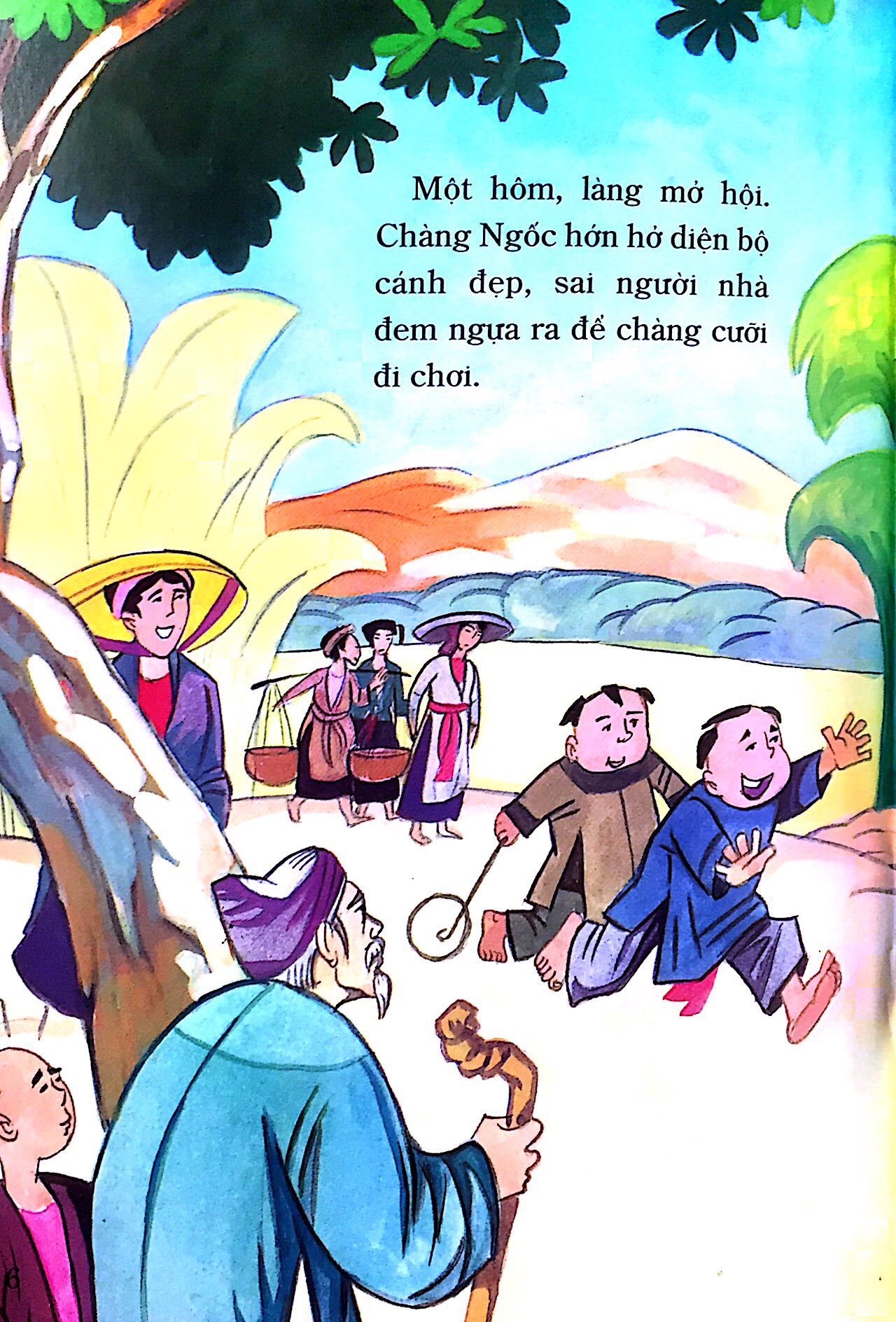 tranh truyện dân gian việt nam - chàng ngốc và gã bợm (tái bản 2024)