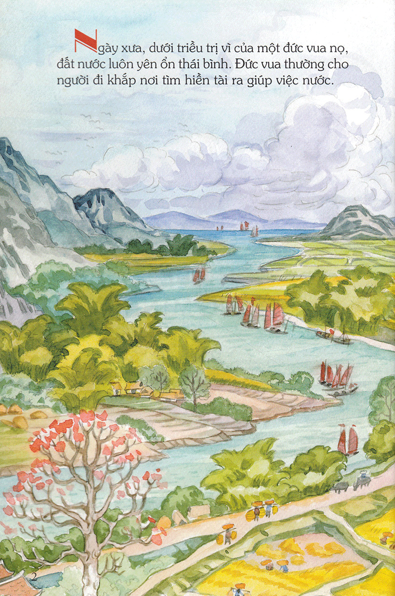 tranh truyện dân gian việt nam - chú bé thông minh (tái bản 2023)