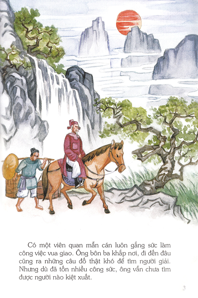 tranh truyện dân gian việt nam - chú bé thông minh (tái bản 2023)