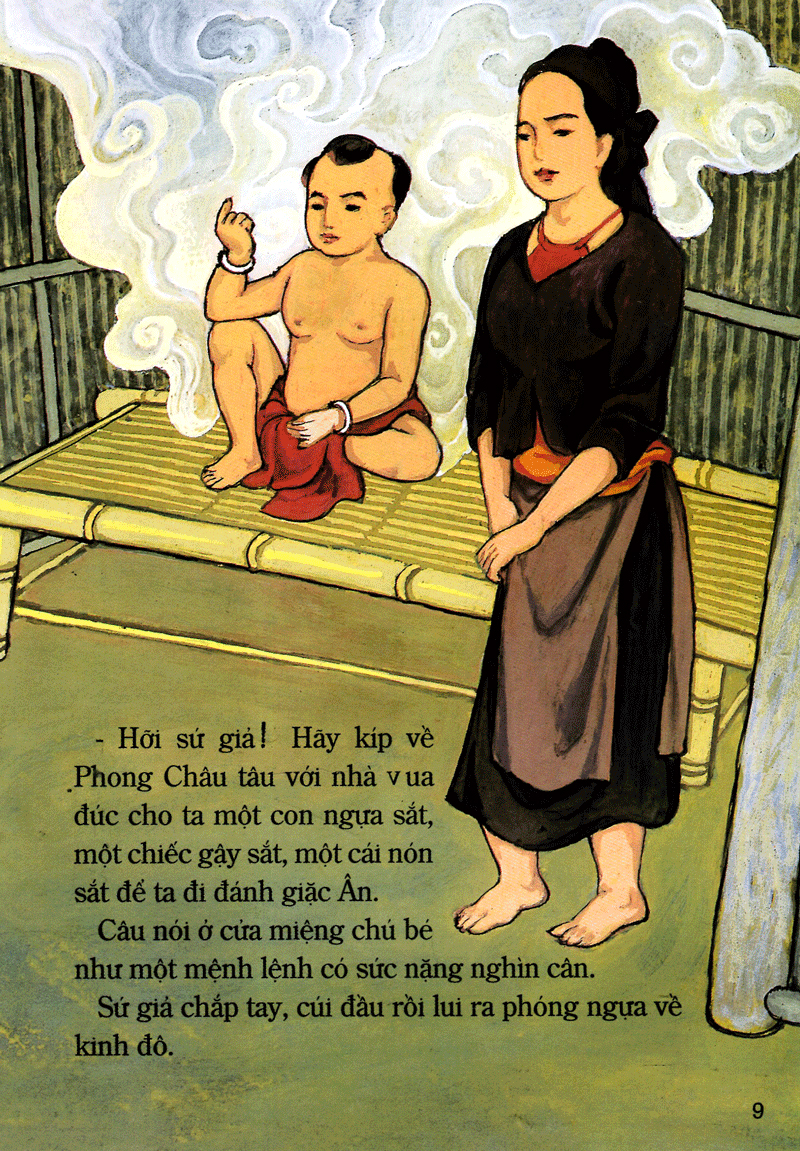 tranh truyện dân gian việt nam - chuyện ông gióng (tái bản 2023)