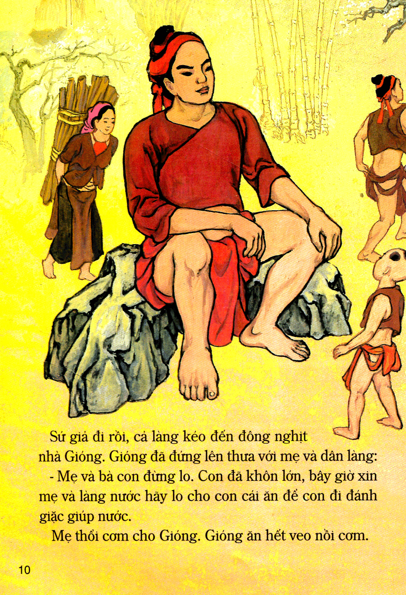 tranh truyện dân gian việt nam - chuyện ông gióng (tái bản 2023)
