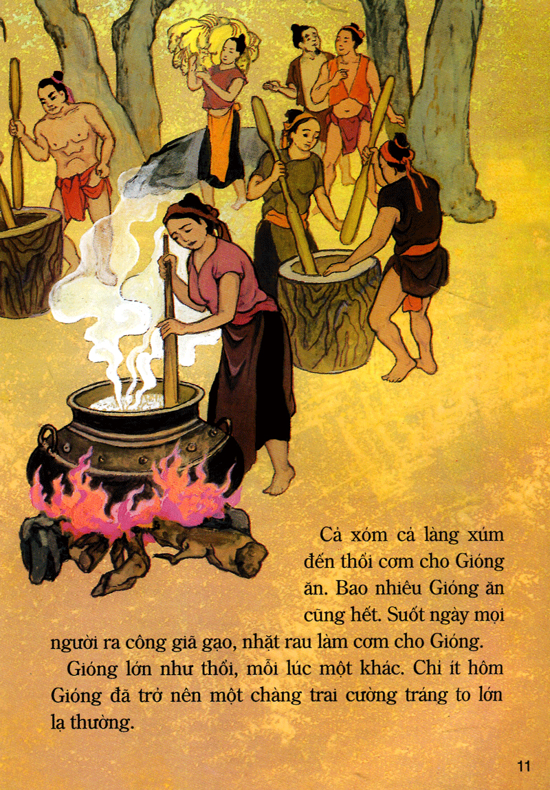 tranh truyện dân gian việt nam - chuyện ông gióng (tái bản 2023)