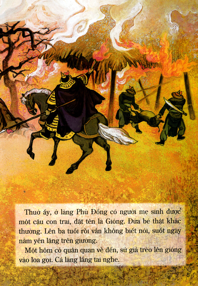 tranh truyện dân gian việt nam - chuyện ông gióng (tái bản 2023)