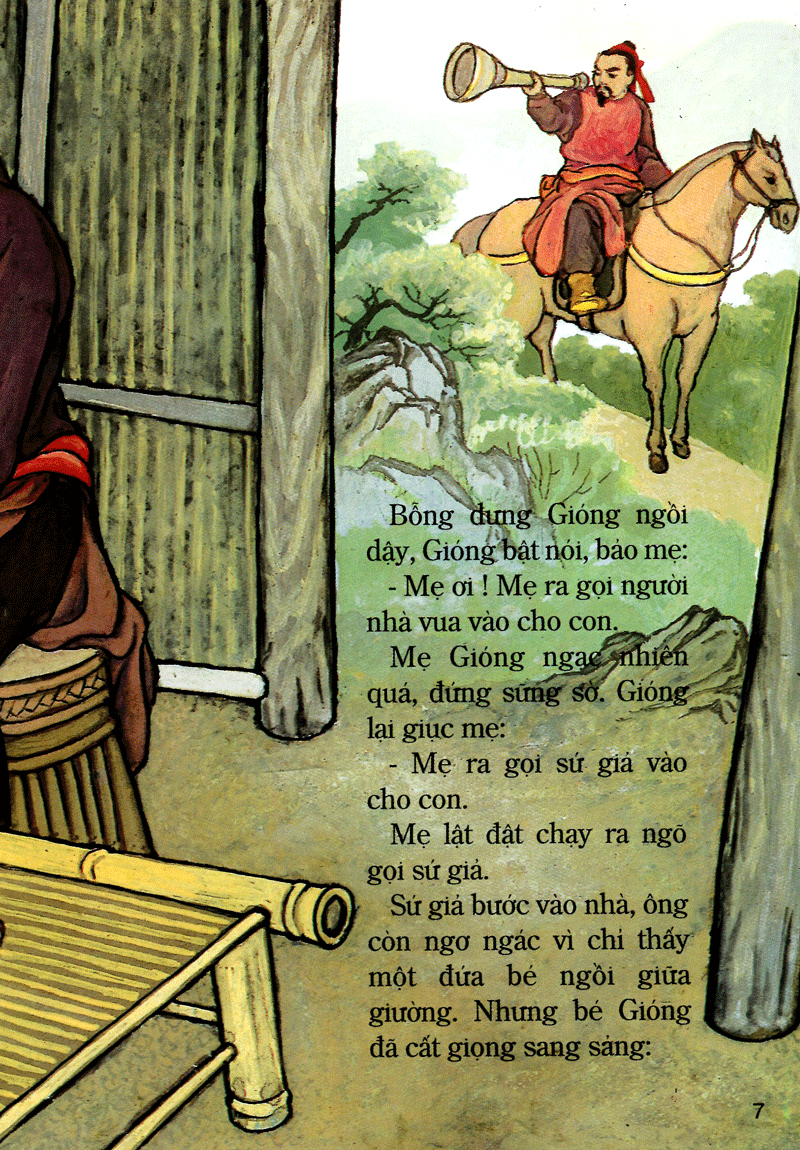 tranh truyện dân gian việt nam - chuyện ông gióng (tái bản 2023)