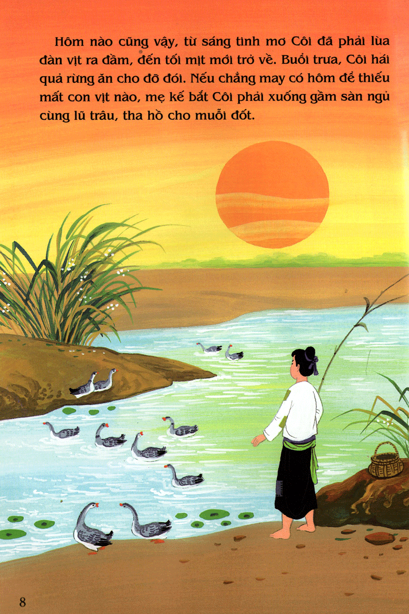 tranh truyện dân gian việt nam - cô bé mồ côi (tái bản 2024)