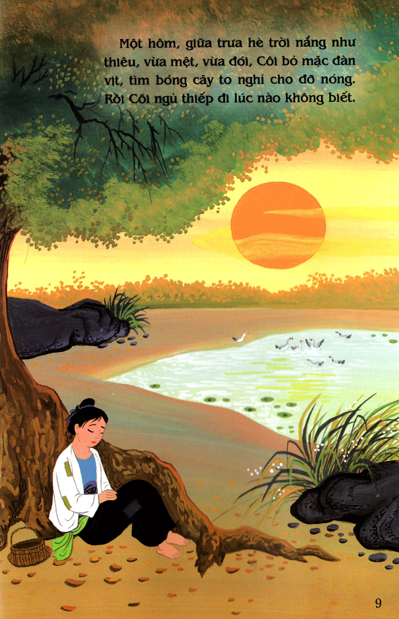 tranh truyện dân gian việt nam - cô bé mồ côi (tái bản 2024)