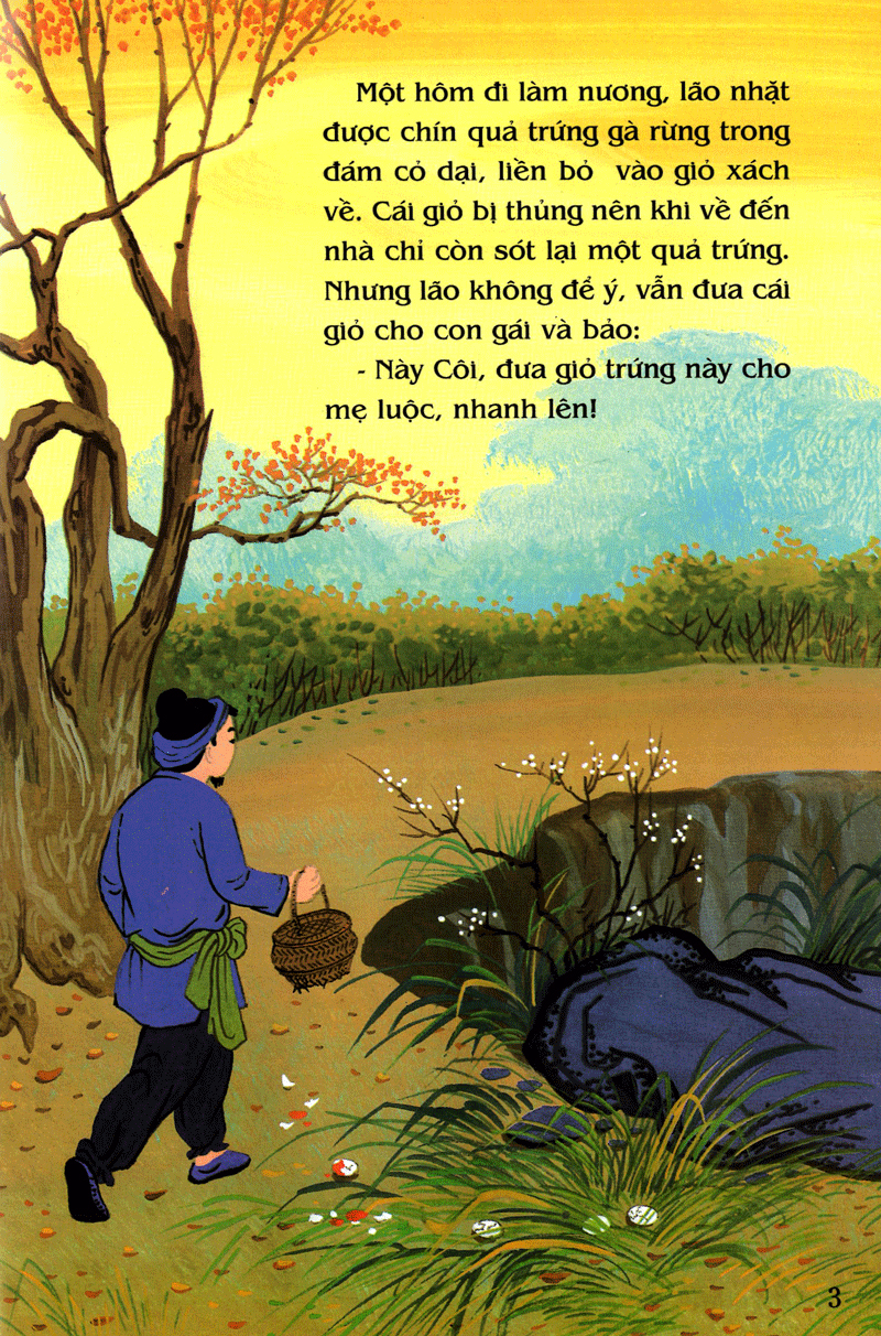 tranh truyện dân gian việt nam - cô bé mồ côi (tái bản 2024)