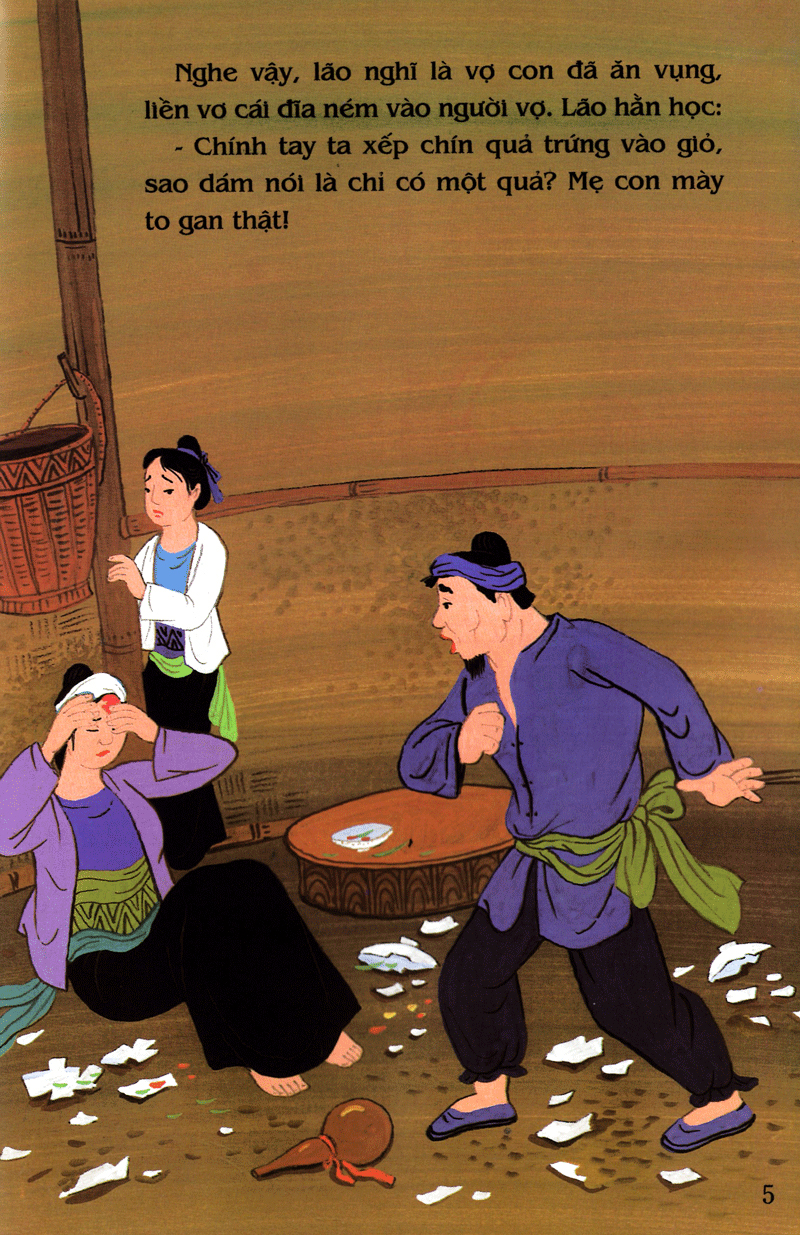 tranh truyện dân gian việt nam - cô bé mồ côi (tái bản 2024)