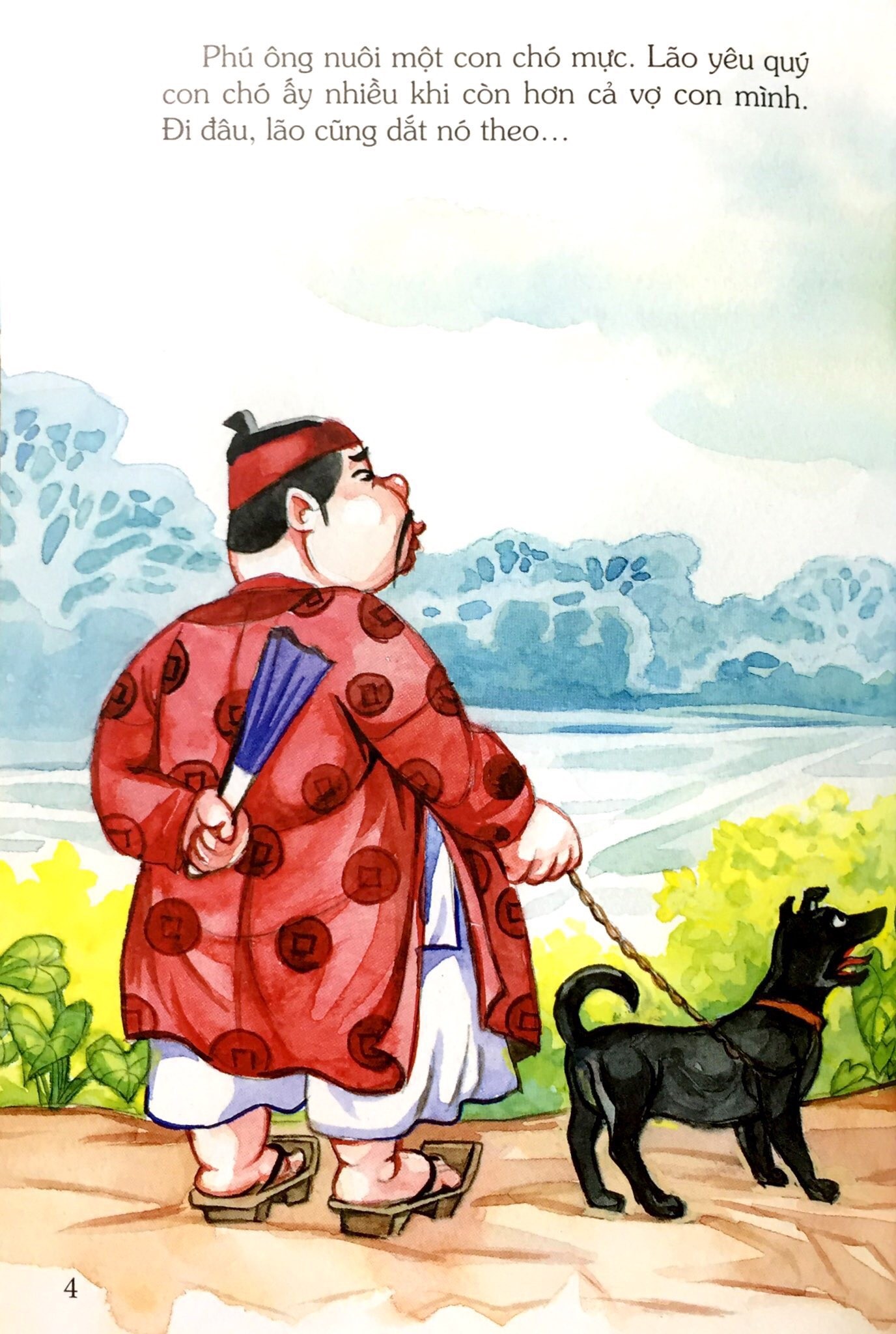 tranh truyện dân gian việt nam - con chó biết nói (tái bản 2023)