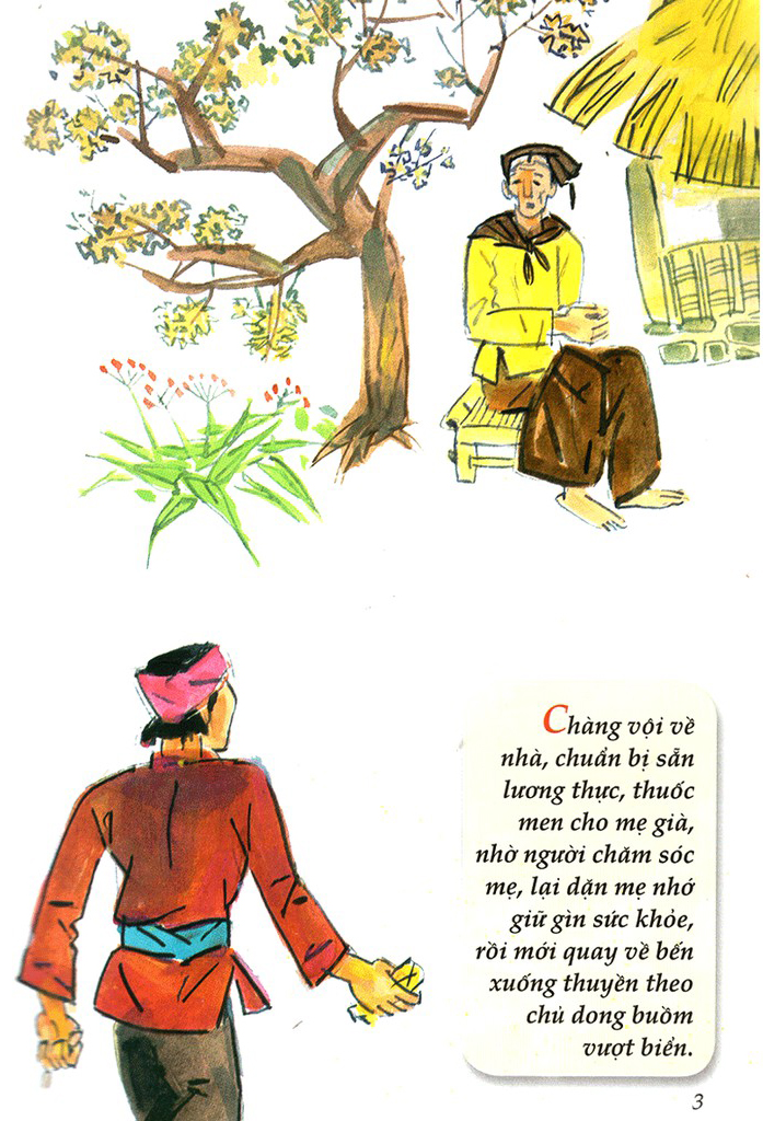 tranh truyện dân gian việt nam - con chó, con mèo và anh chàng nghèo khổ (tái bản 2024)