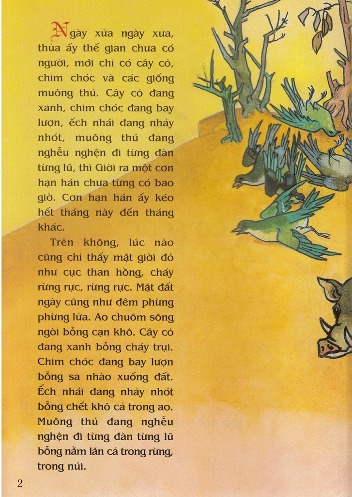 tranh truyện dân gian việt nam - con cóc là cậu ông giời (tái bản 2023)