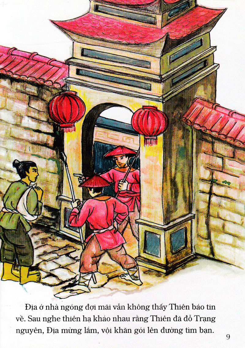 tranh truyện dân gian việt nam - của thiên trả địa (tái bản 2024)