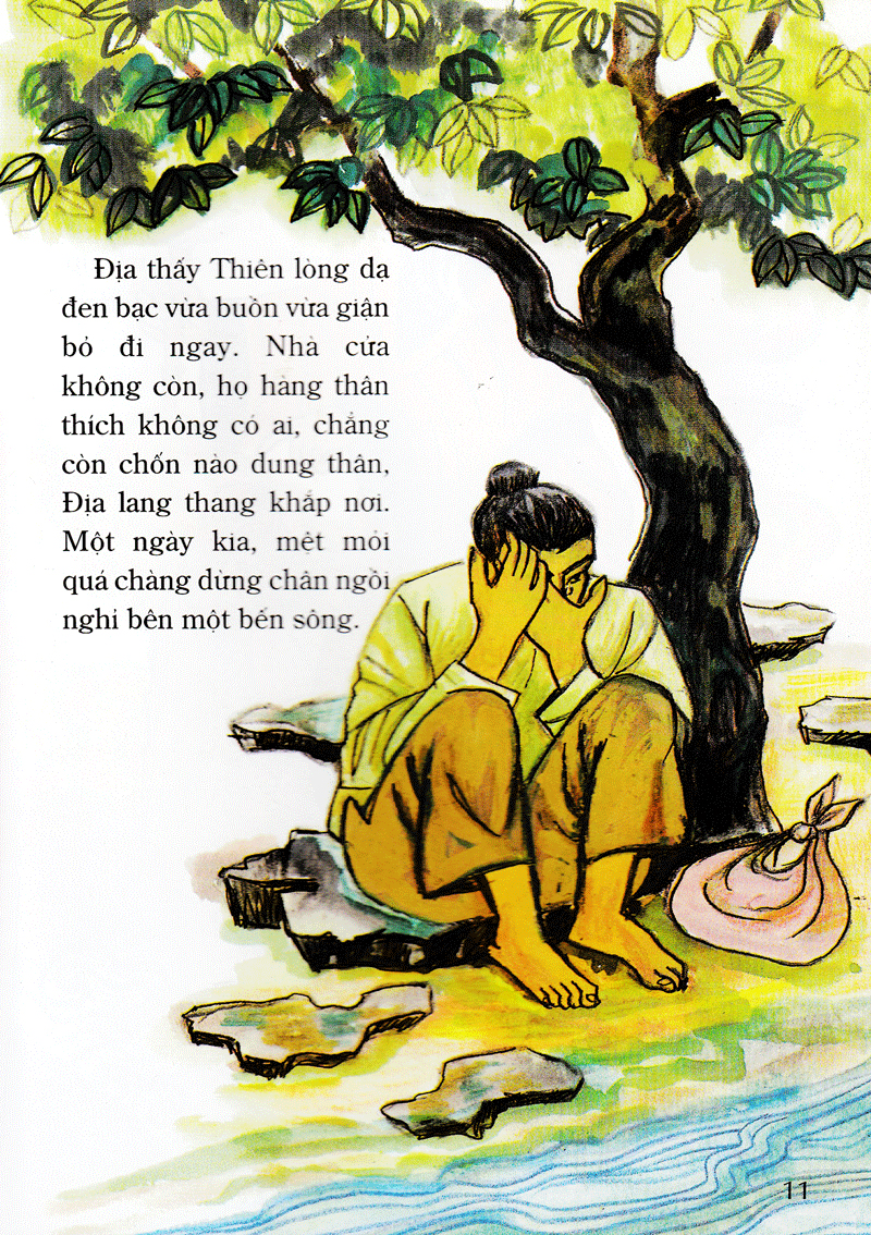 tranh truyện dân gian việt nam - của thiên trả địa (tái bản 2024)