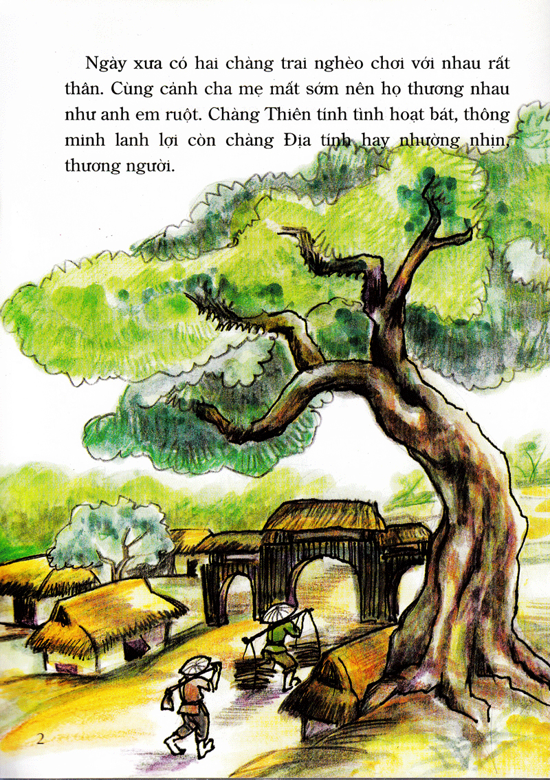 tranh truyện dân gian việt nam - của thiên trả địa (tái bản 2024)