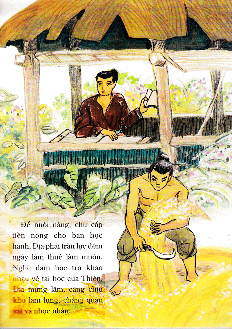 tranh truyện dân gian việt nam - của thiên trả địa (tái bản 2024)