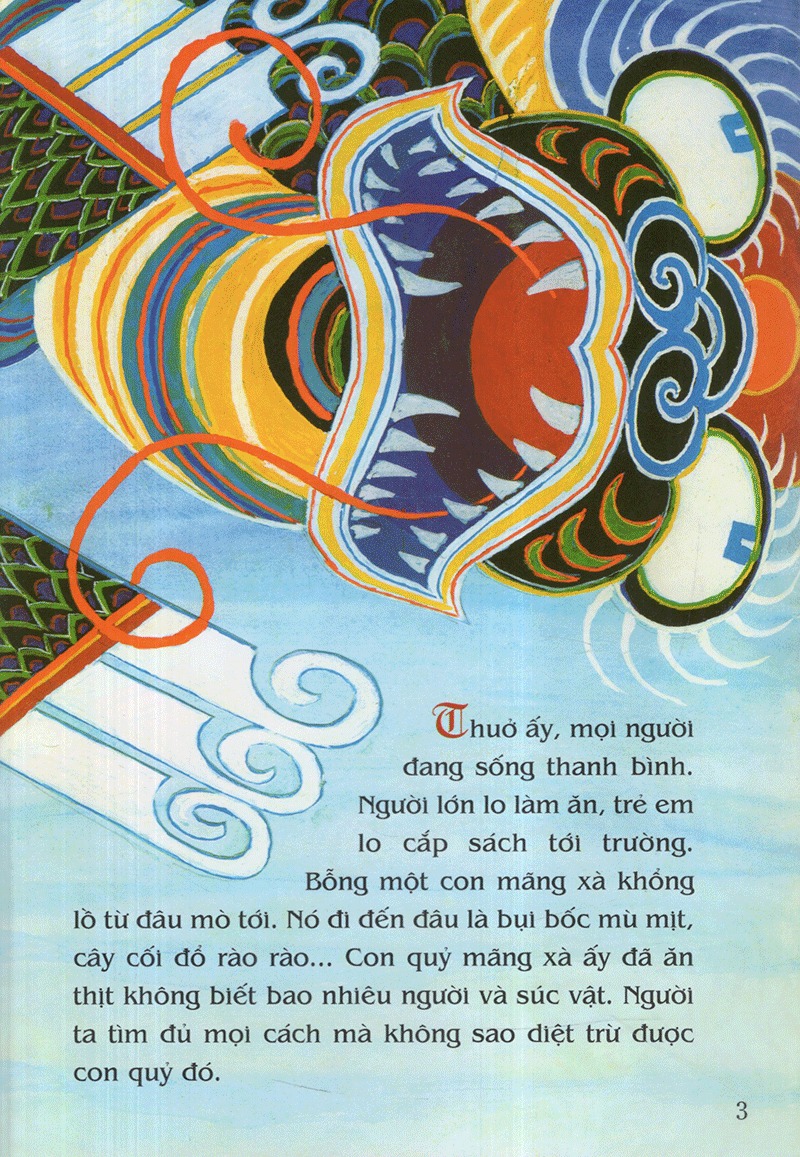 tranh truyện dân gian việt nam - diệt mãng xà (tái bản 2019)