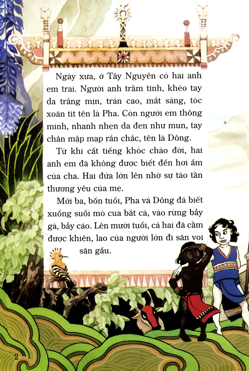 tranh truyện dân gian việt nam - dũng sĩ đam dông (tái bản 2024)